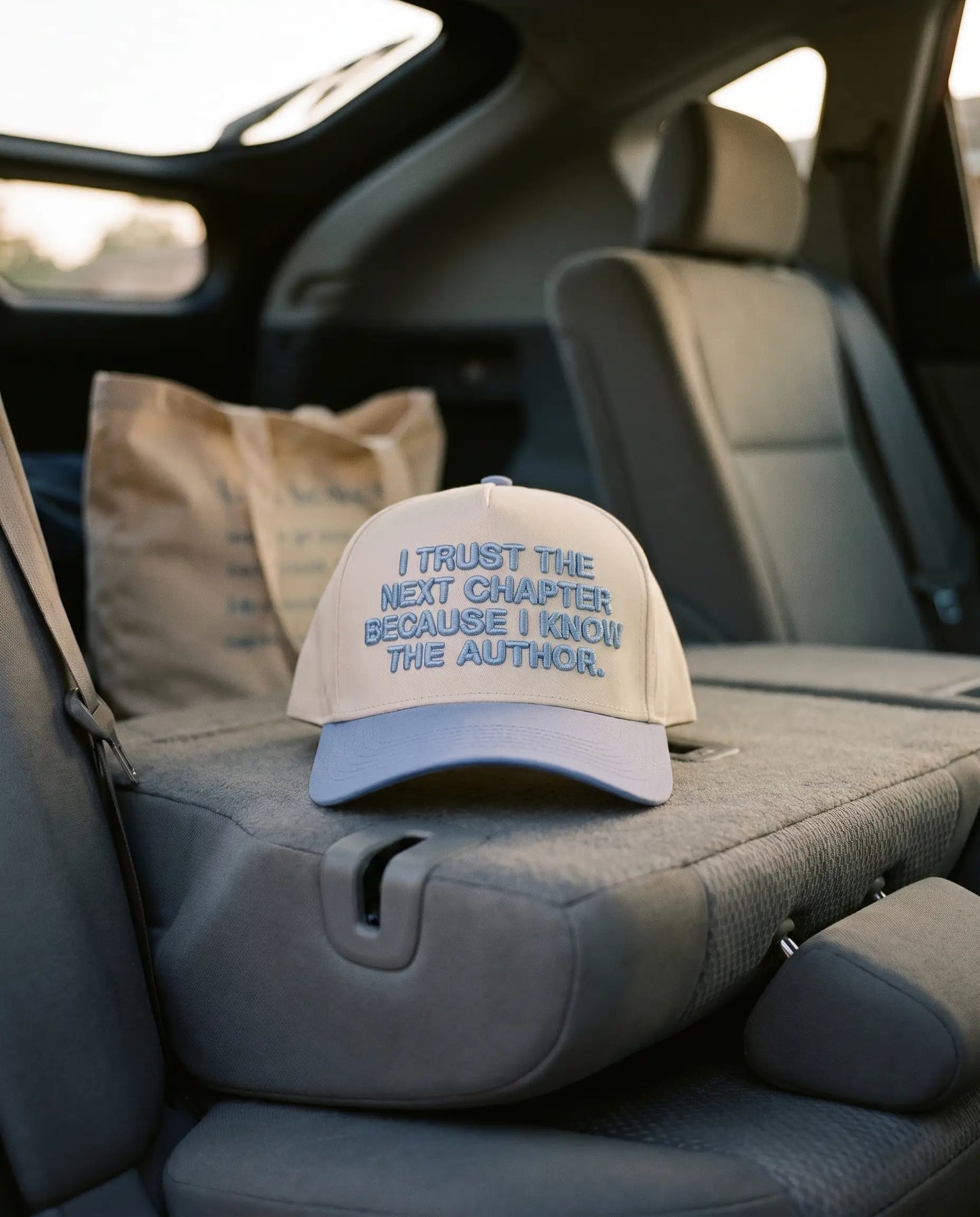 I Know The Author Hat, Periwinkle product shot