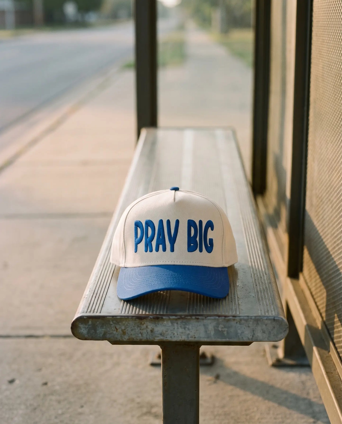 Pray Big Hat, Royal Blue product shot