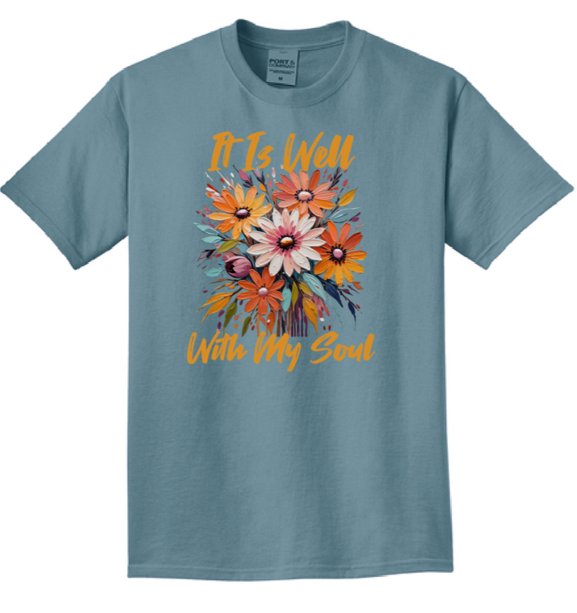 It Is Well With My Soul shirt, Christian tee