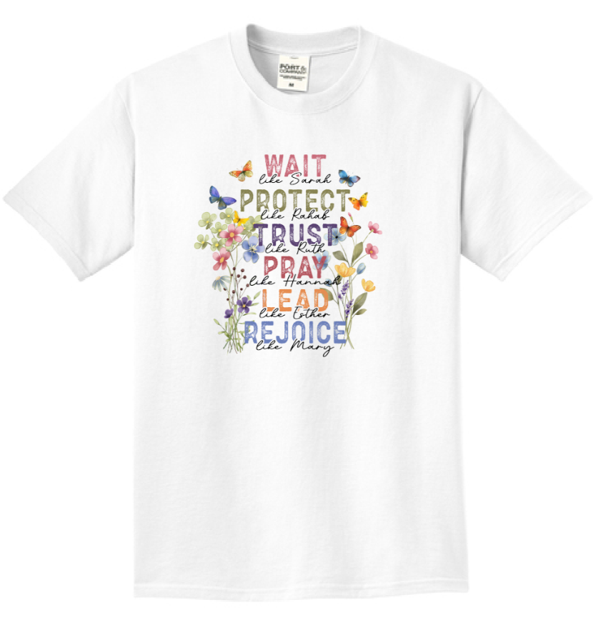 Women Of The Bible shirt, Christian tee for women