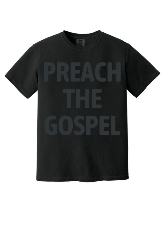 Preach The Gospel shirt, Christian tee