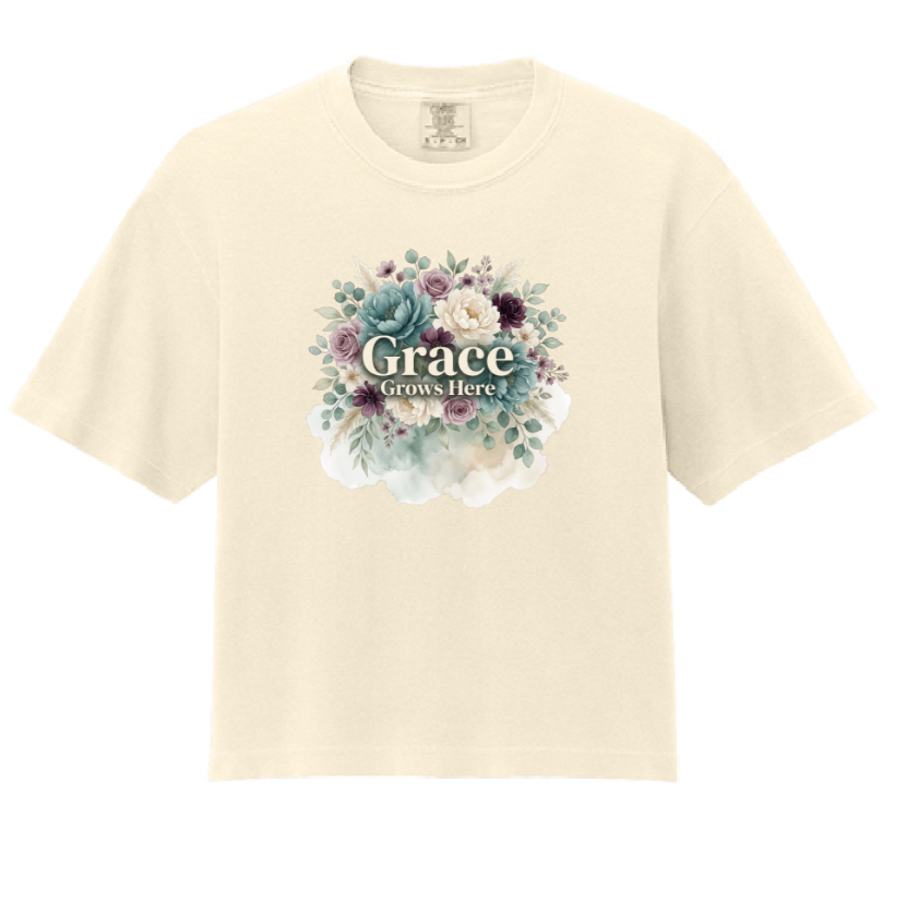 Grace Grows Here shirt, Christian tee