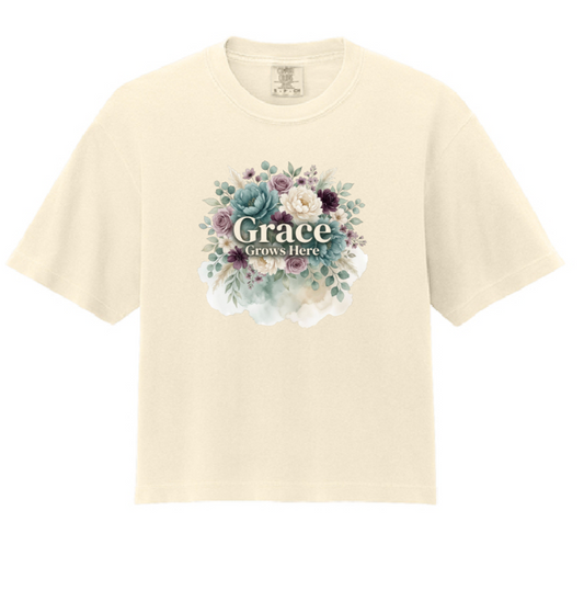 Grace Grows Here shirt, Christian tee