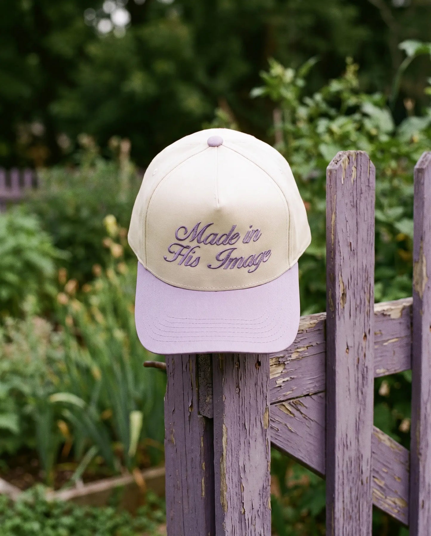 Made In His Image Hat, Lilac product shot