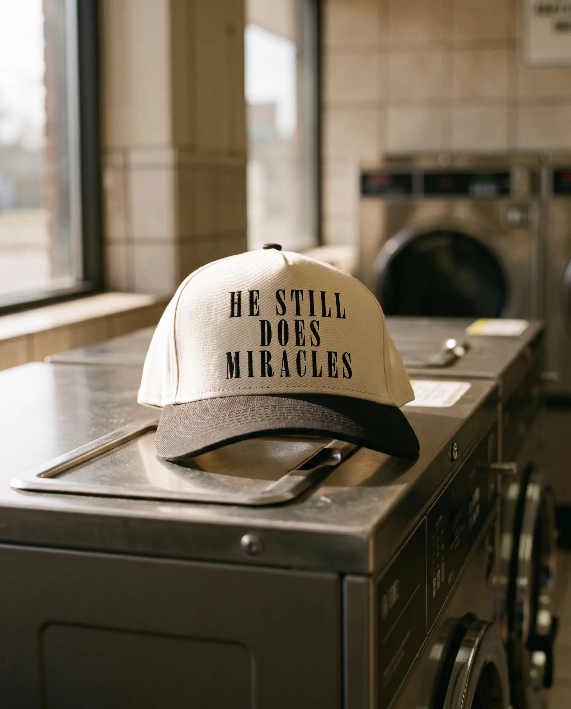 He Still Does Miracles Hat, Black product shot