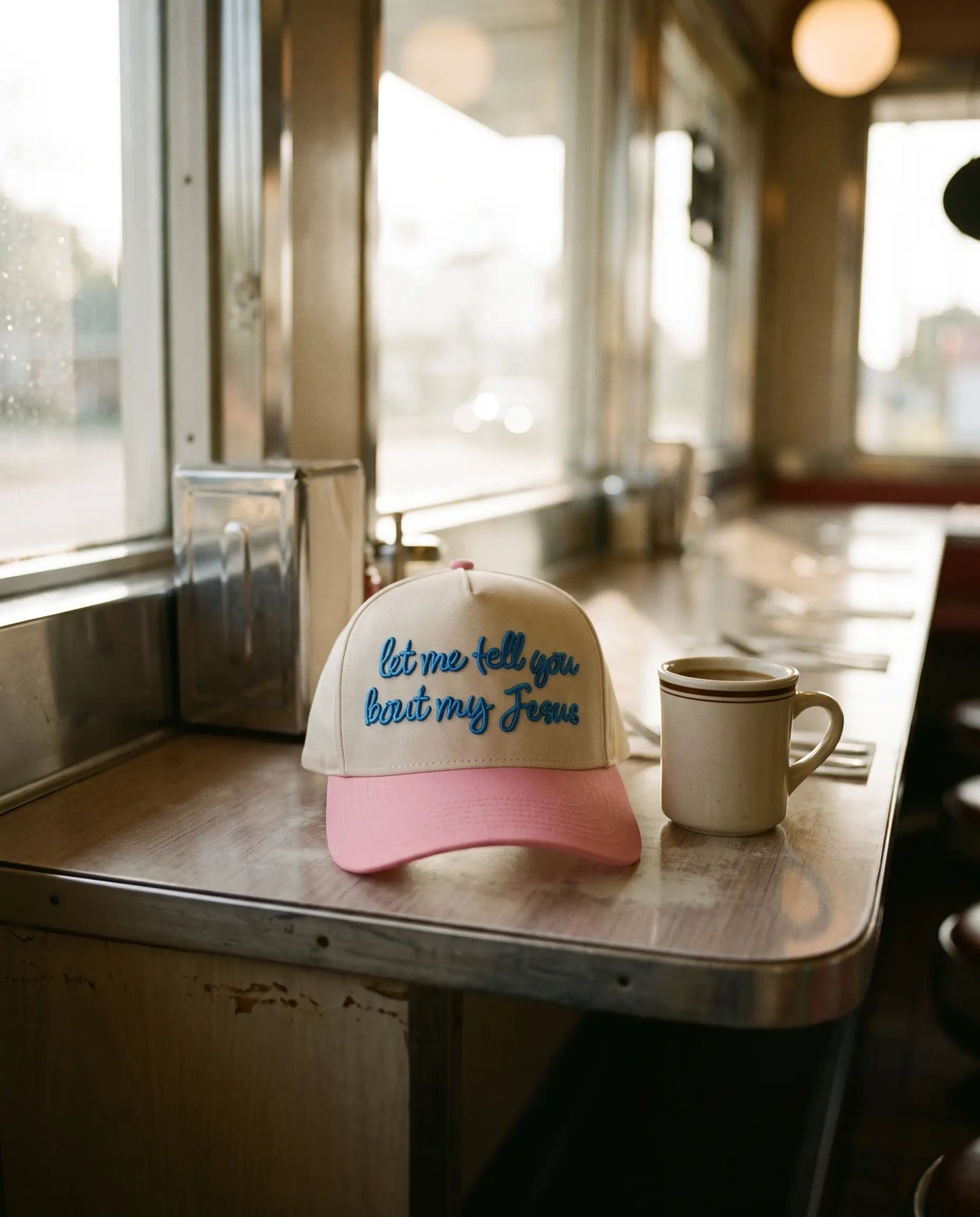 Let Me Tell You Bout My Jesus Hat, Pink product shot